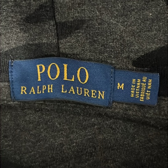 Polo Ralph Lauren Black Camo Classic Fit Hoodie - Picture 8 of 9
